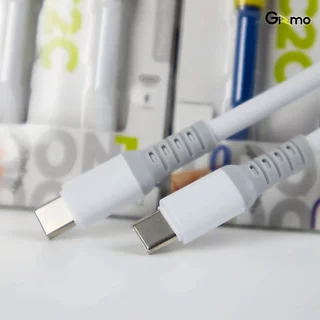 gizmo รุ่น GU-069 สายชาร์จ PD 60W พอร์ต Type-c to Type-c ชาร์จเร็ว สายอุด้ง สายงอได้ ยาว 1 ม. สีน้ำเงิน เหลือง ม่วง ขาว