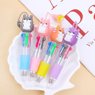 kingshopping（0404）ปากกาลูกลื่น 4สี ปากกาหลายสี ในแท่งเดียว