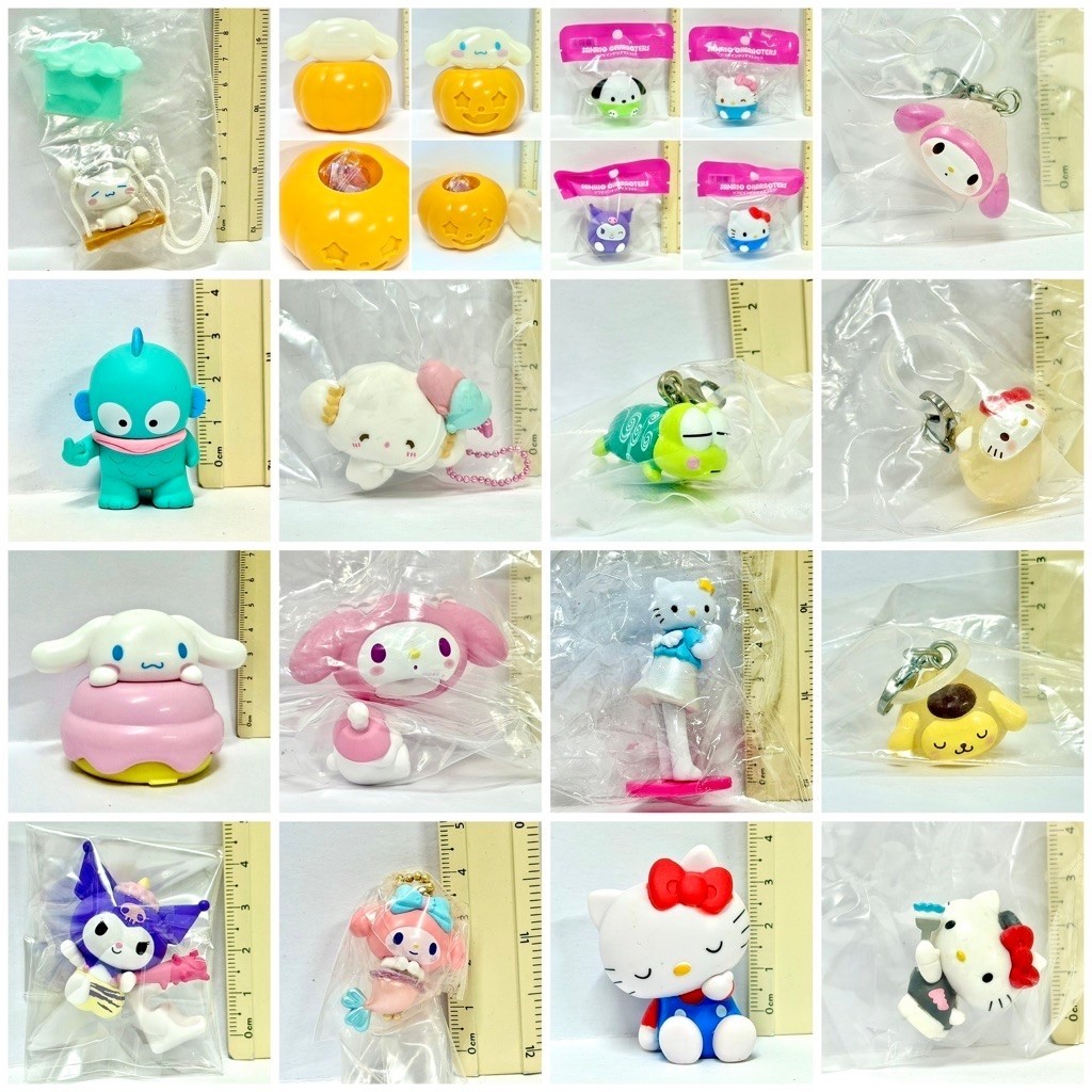8.ของแท้ พร้อมส่ง ส่งไว ลิขสิทธิ์ Sanrio ซานริโอ้ โมเดล หุ่น ของเล่น ตุ๊กตา ฟิกเกอร์ พวงกุญแจ ของเล่น สะสม