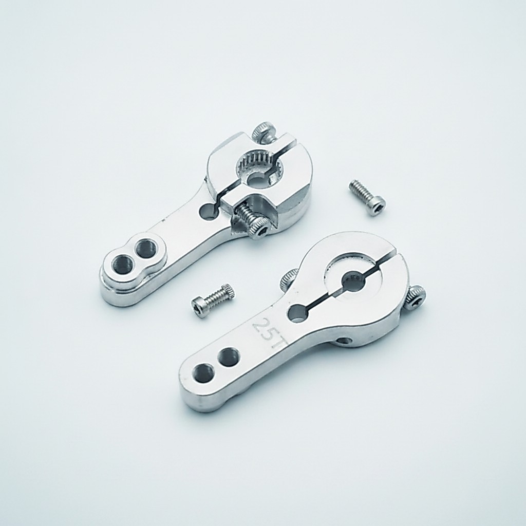 25T Servo Arm Precision Servo Arm พร้อม Split-Clamp Long-Lasting Slim สําหรับนักงานอดิเรก, การเชื่อม