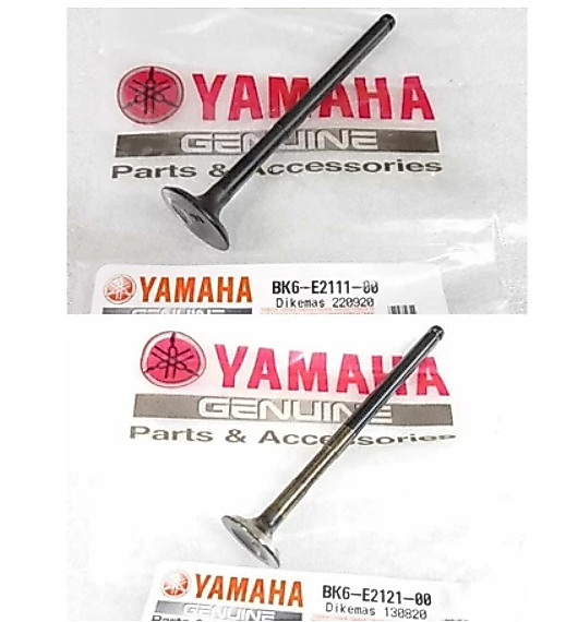 YAMAHA R15 V3 & MT15 VVA BK6-E211-00 & BK6-E2121-00 EXHAUST VALVE & INLET VALVE