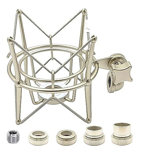 AT2020 Shock Mount Universal ไมโครโฟนผู้ถือ Spider Recording Mic Shockmount Stand ใช้งานร่วมกับหลายค