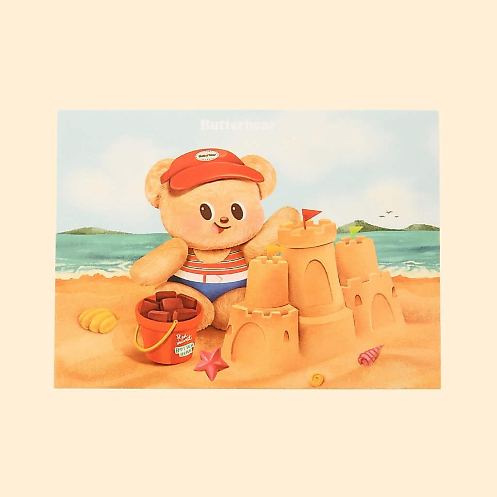 Butterbear بطاقة بريدية — صورة 4