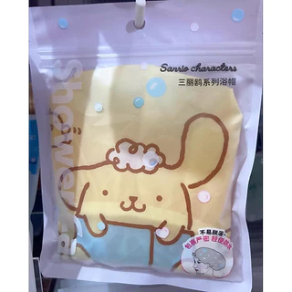 🎀พร้อมส่ง หมวกคลุมผมอาบน้ำ หนา 2 ชั้น Sanrio x Miniso ลิขสิทธิ์แท้💯