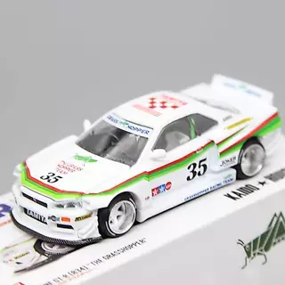 Kaido House & Mini GT 1:64 GT-R R34 167 โมเดลรถอัลลอย