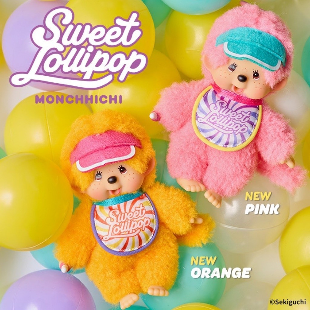 Monchhichi พวงกุญแจมอนชิชิ ตุ๊กตา Plush keychain คอลล่าสุด ของแท้จากญี่ปุ่น/ฮ่องกง พรีออเดอร์