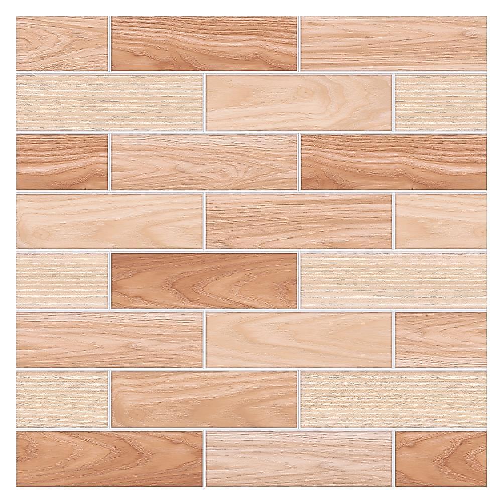 HomePro กระเบื้องพื้น 16x16 นิ้ว  ไม้รวมโชค เบจ A 0.96 ตร.ม. แบรนด์ ภูผา