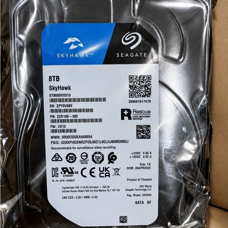 HDD CCTV SEAGATE SKYHWAK  8TB