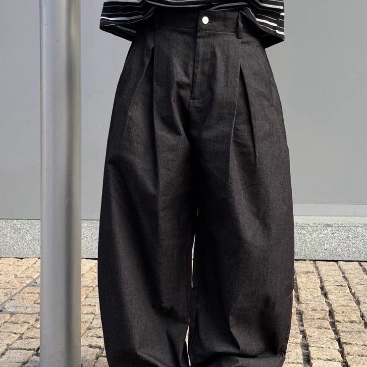 LEELA-กางเกงขาพอง-LL TROUSERS