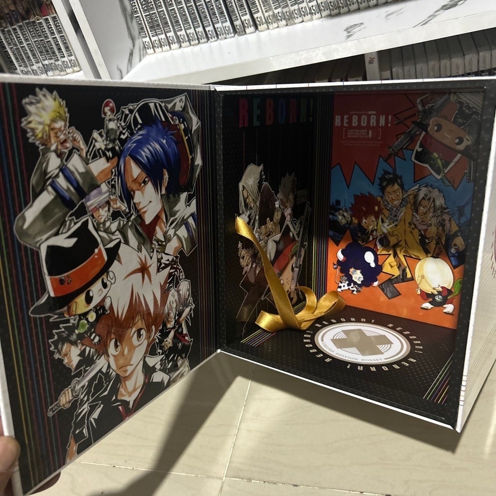Boxset REBORN! ครูพิเศษจอมป่วน รีบอร์น Box 1 (1-7) มือสองสภาพสะสมสวยๆ (กล่องเปล่า)