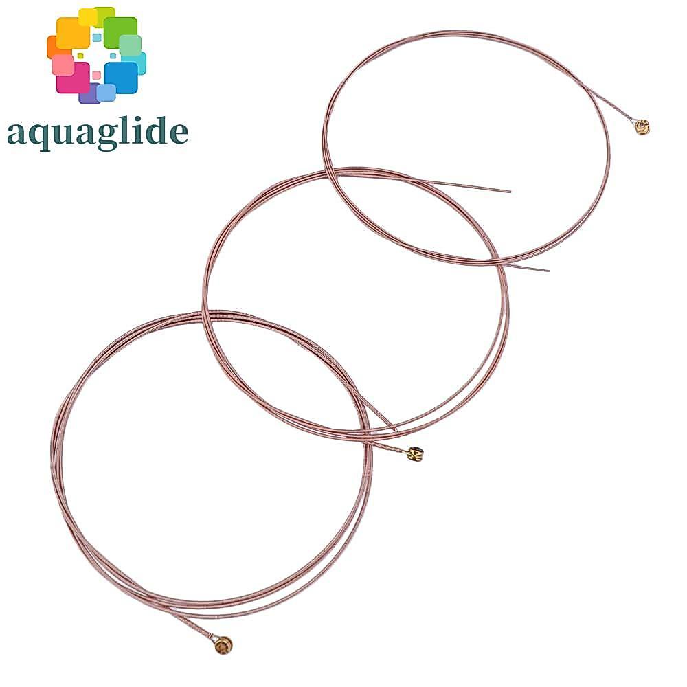 สายกีต้าร์ AQUAGLIDE Alice, สายกีต้าร์โปร่ง A206 Series 0.11 นิ้ว, รูปแบบการเล่นเหล็กป้องกันสนิม 6 ส