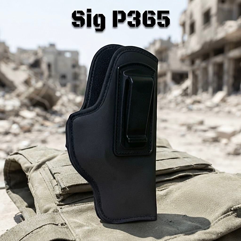 ซองพกใน sig p365 หนังนิ่ม ผิวเรียบเนียนมาก อย่างดี พกสบาย ซองพกซ่อน sig p365 ซองพกหนัง sig p365 ส่งจ