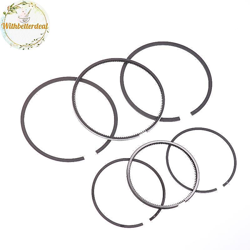 Withbetter 3 ชิ้น/เซ็ตแหวนลูกสูบ Fit กระบอกเดียวเครื่องยนต์ดีเซล 168F 170F 173F 178F 186F 188F 192F 
