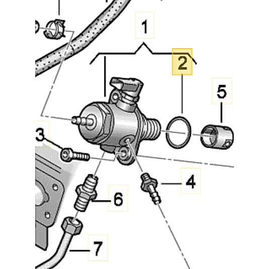 FUEL PUMP GASKET SEAL O RING AUDI A4 Q3 Q5 A3 A7 TT