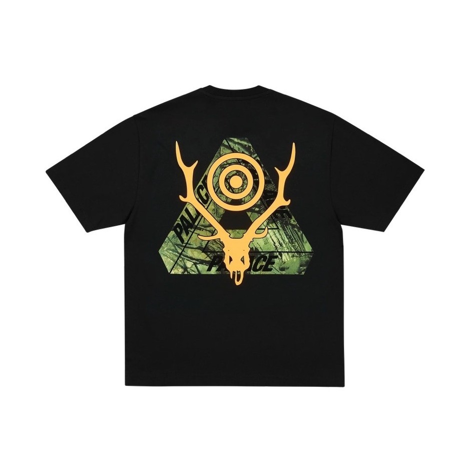 PALACE SOUTH2 WEST8 STAG-FERG T-SHIRT BLACK