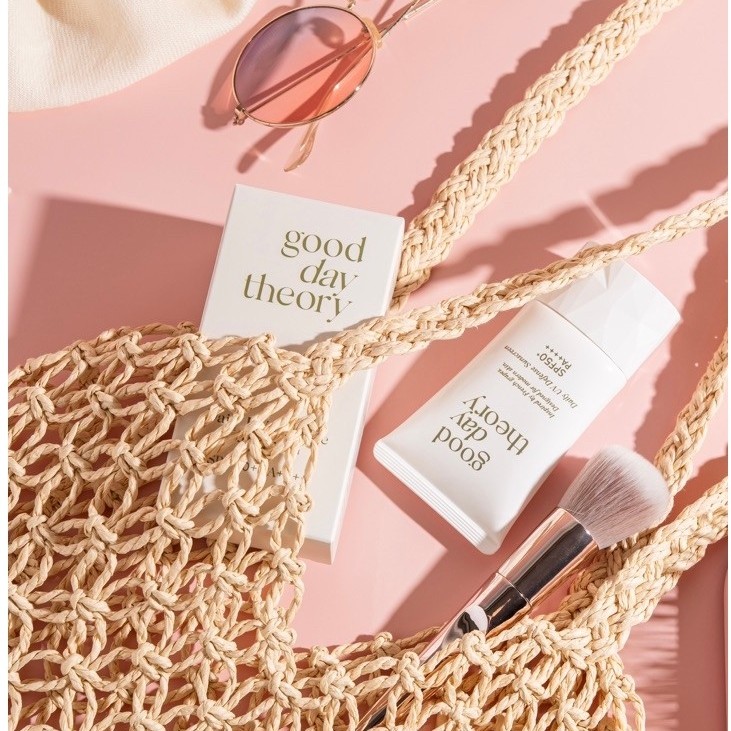 ครีมกันแดด goodday theory SPF 50+ PA++++ สารสกัดองุ่น คุมมัน บำรุงผิว ปกป้อง UVA UVB แสงสีฟ้า ลดผิวแสบแดง