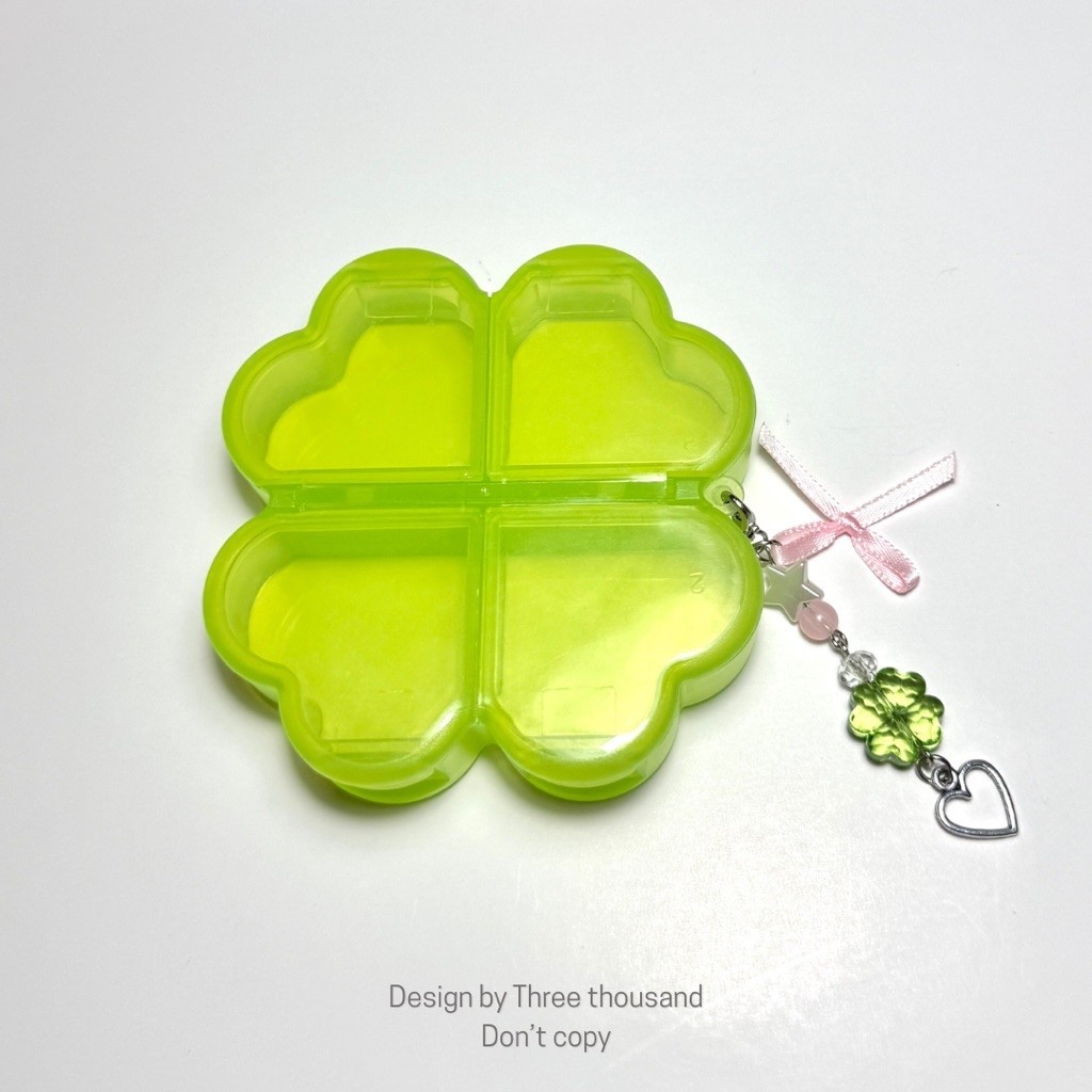 พร้อมส่ง!! กล่องโคลเวอร์ ♡ Clover box (free! keychain) 🍀💫💚