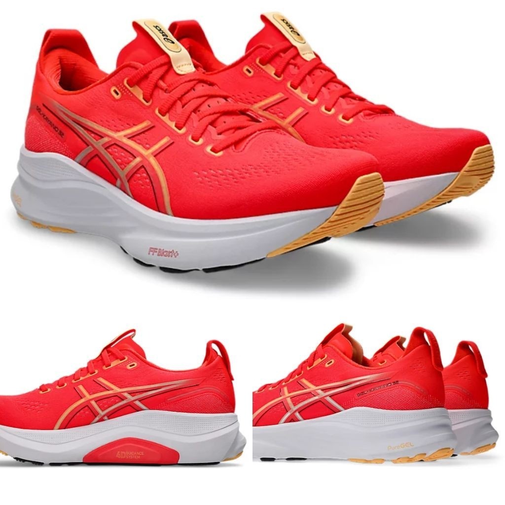 Asics GEL-KAYANO 32 สี FLASH RED/BEET JUICE
