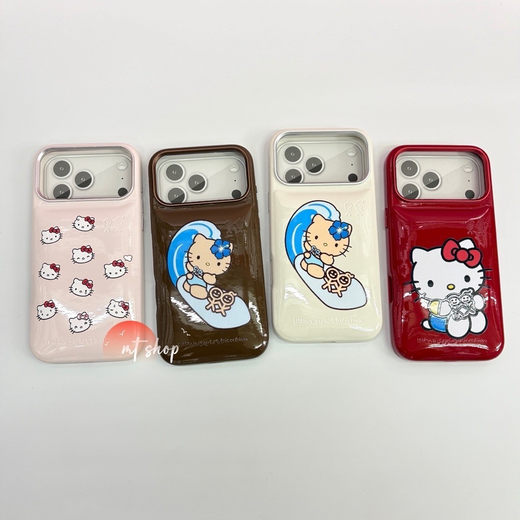 เคสสำหรับรุ่นไอโฟน 16ProMax 17 17ProMax 18ProMax เคสโซฟาลายคิตตี้ ลายจุด