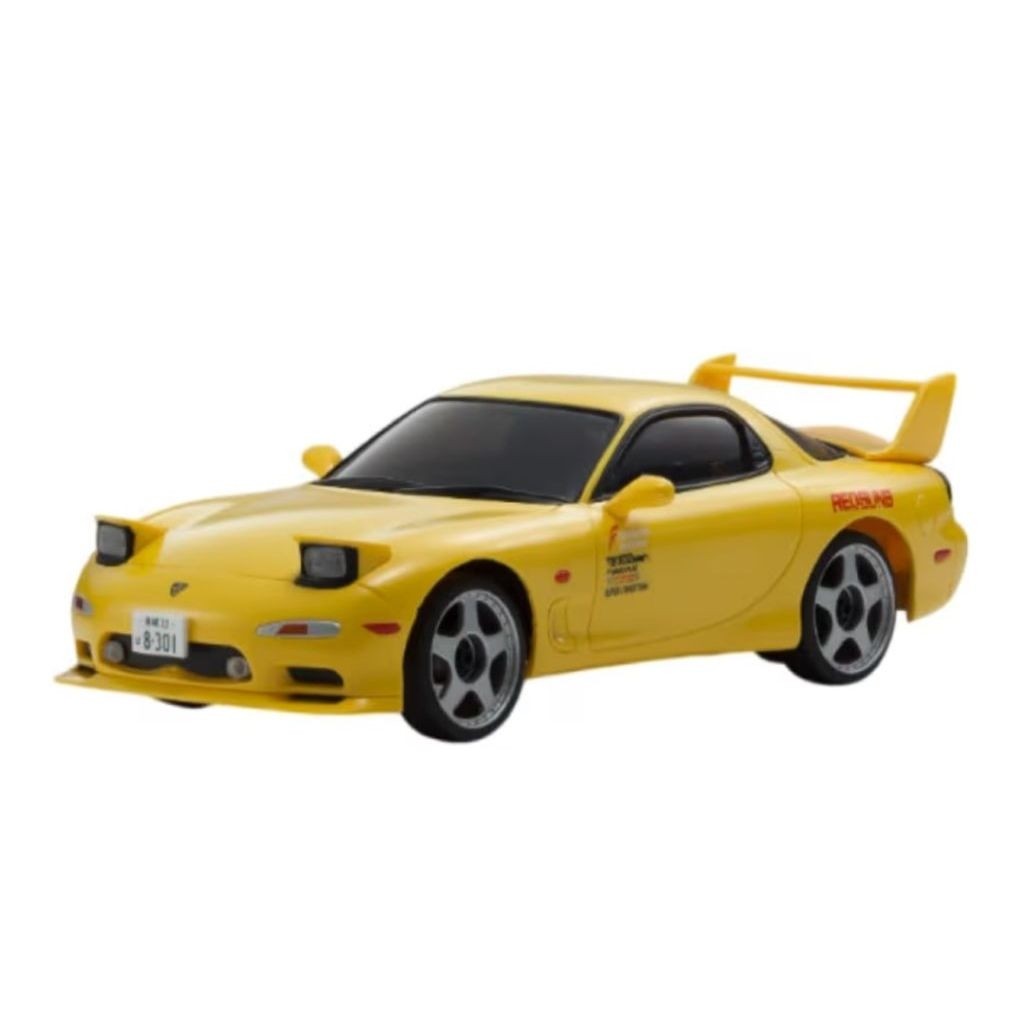 [🇯🇵KYOSHO JAPAN] FIRST MINI-Z Initial D Mazda RX-7 FD3S Yellow R/C Car 1/28 Scale 66603Z