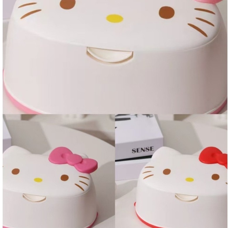 กล่องใส่ทิชชูขนาดใหญ่ หน้าการ์ตูน SANRIO หน้าการ์ตูน ขนาด 22 x 13.8 x 10 cm.
