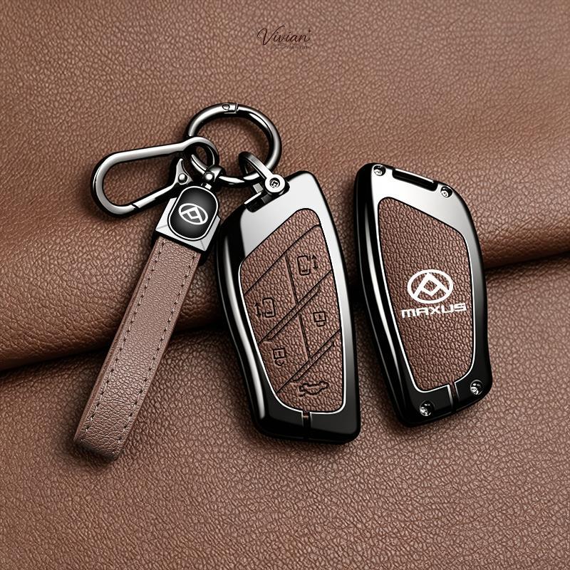 เคสกุญแจอัจฉริยะสำหรับรถยนต์ เหมาะสำหรับ MG maxus9 MAXUS7 MG maxus9 MVP ที่แขวนกุญแจอุปกรณ์เสริม-28