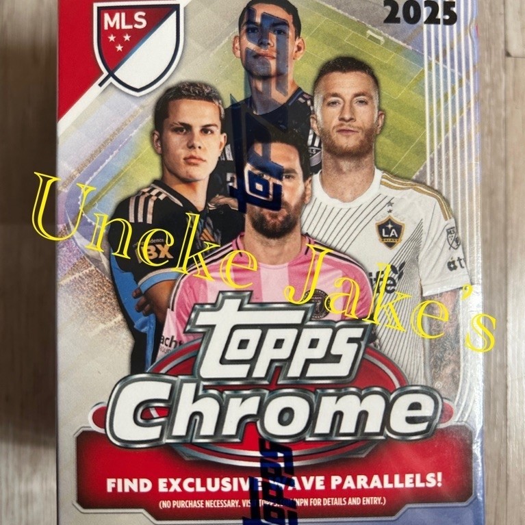 2025 Topps MLS Chrome Soccer Bladter Box (28 Cards)