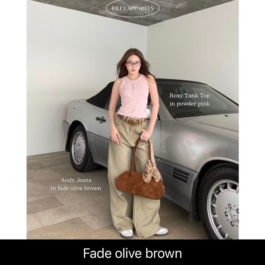 ส่งต่อ👖Riley.apparels - Andy Jeans กางเกงยีนส์กระบอกใหญ่