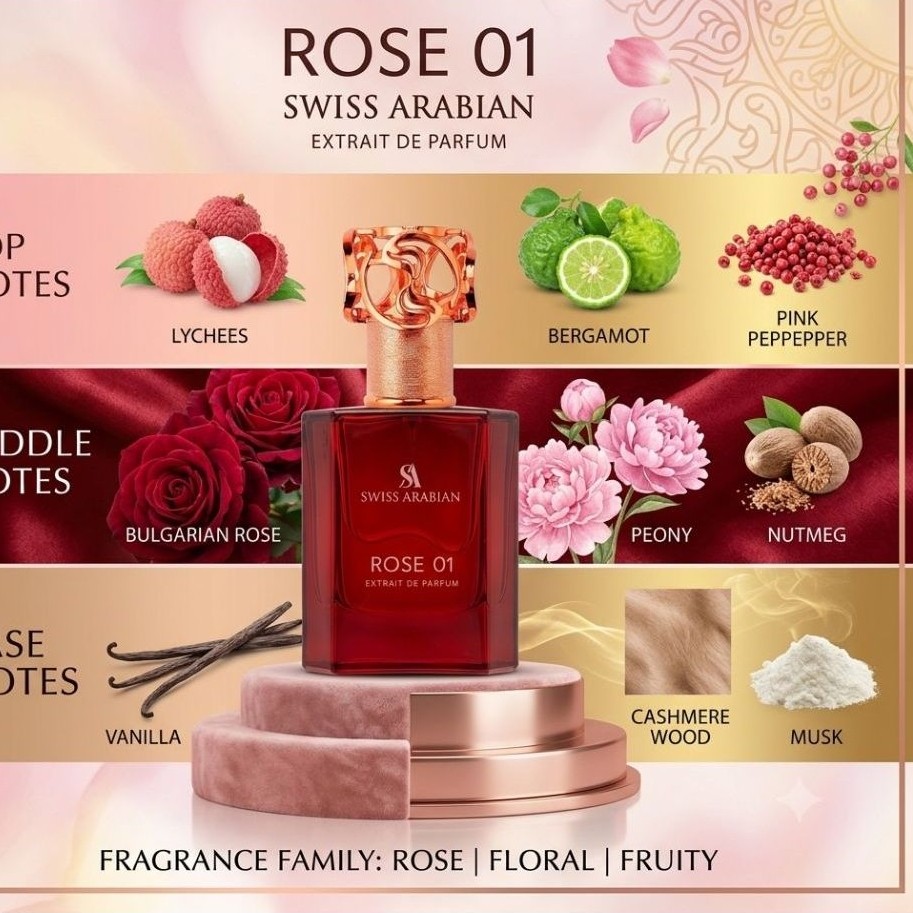 Swiss Arabian Perfume Heritage collection series by Swiss arabian