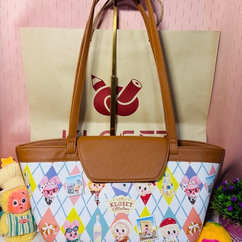 กระเป๋า Kloset Etcetera Tote มือสองป้ายห้อยสภาพมือหนึ่ง