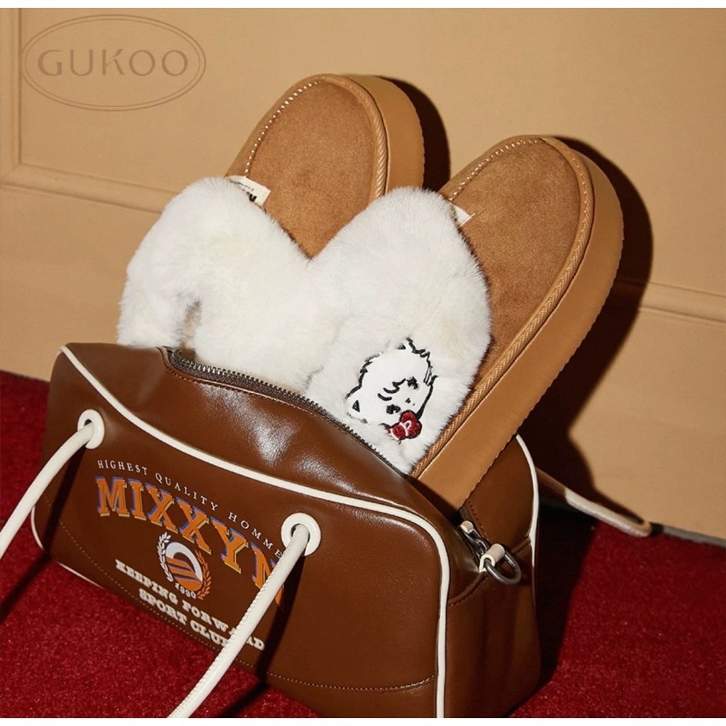 Queenvelvet | GUKOO 💯 รองเท้าในบ้านและนอกบ้านลายน้องMikko