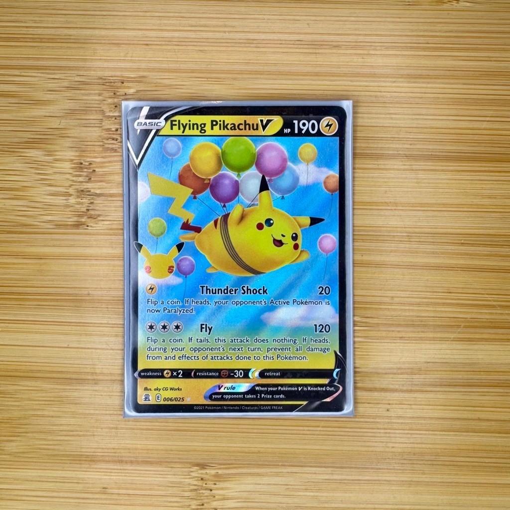 Pokémon TCG Flying Pikachu V #6/25 – Celebrations – Ultra Rare