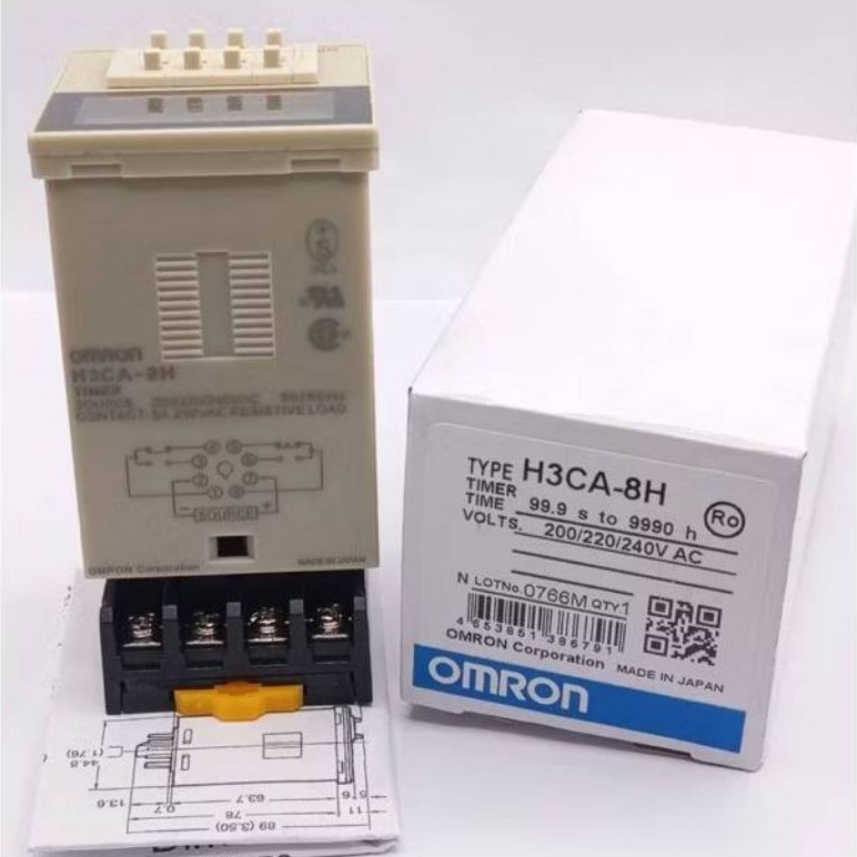 H3CA-8H TIMER TIME 99.9 s to 9990 h VOLTS. 200/220 สินค้าถ่ายจากงานจริงทางร้าน /240V ACสินค้าพร้อมส่