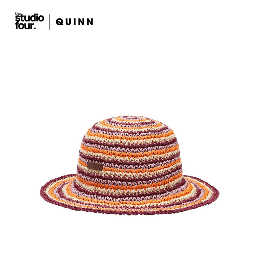 QUINN - Beige Blue Custard Red Sun Hat หมวก (Q26SAWA001)