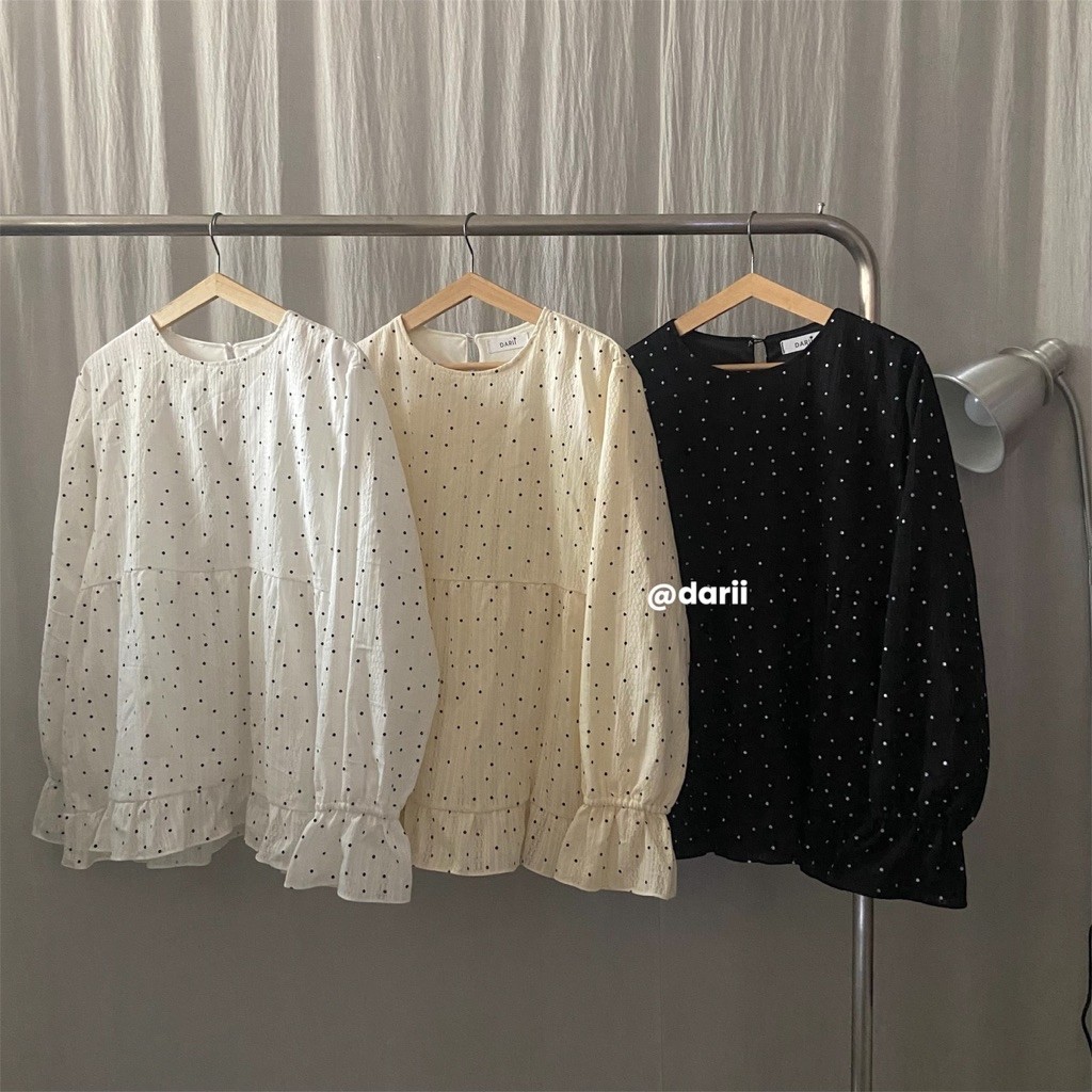 Ava Top | เสื้อแขนยาว ปลายแขนจั๊ม  น่ารักมาก ✿