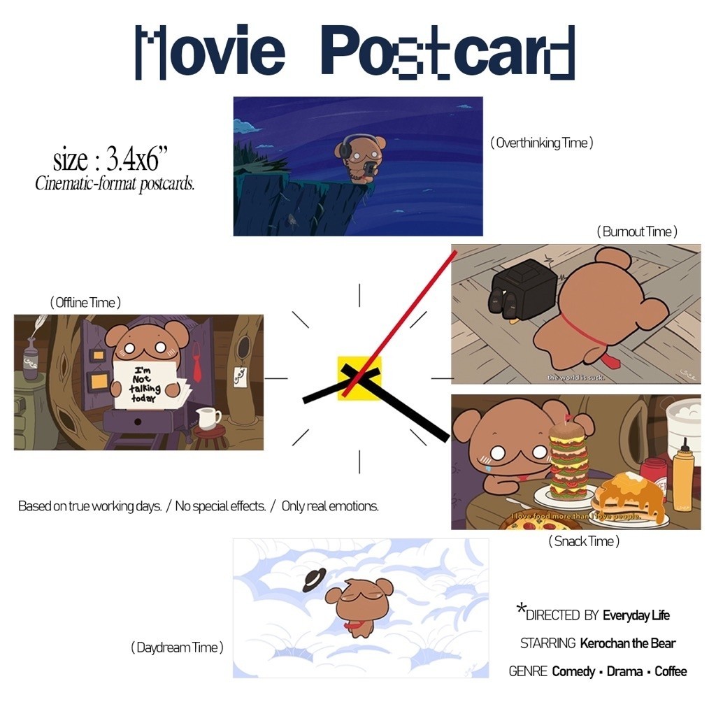 Kerochan MOVIE Postcard