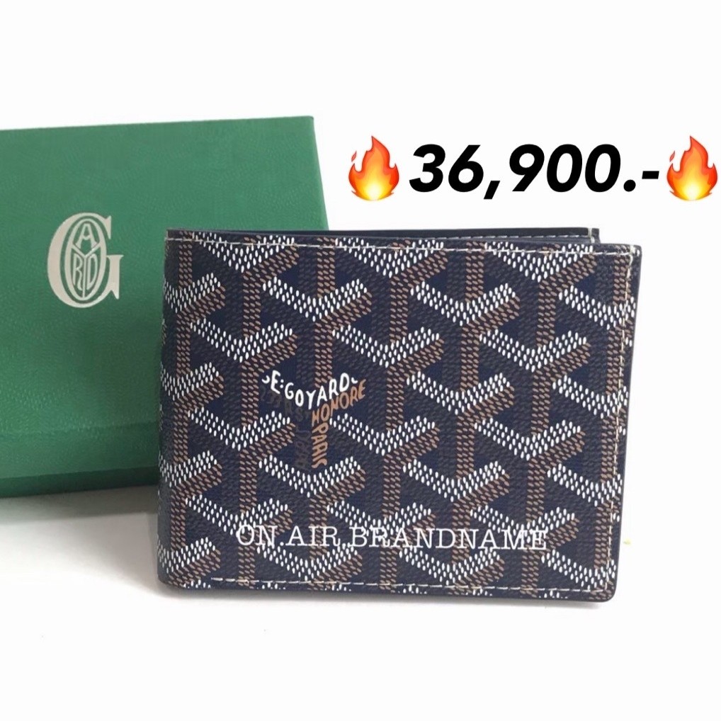 New goyard victoire wallet กระเป๋าสตางค์ สีกรม สวยหายาก