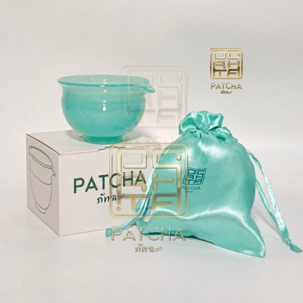 ถ้วยภัทฉะสีเขียว “พุธพิรุณ" Brand Patcha (ภัทฉะ) BPA-Free Copolyester ตกไม่แตก
