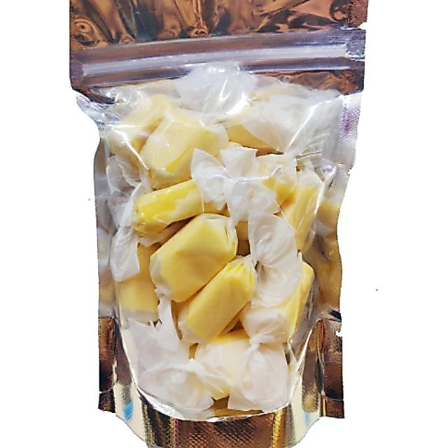 ทอฟฟี่ทุเรียน 50 กรัม พร้อมส่ง Toffy ท๊อฟฟี่ ขนม ลูกอม ขนม ของกินเล่น