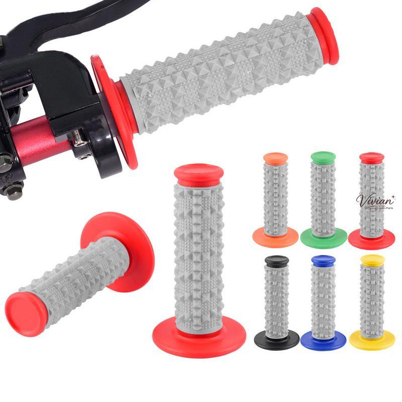 MOTO MX เจลยาง HandleBar Handle Bar Grip สําหรับ crf klx yz xtz yamaha KTM HONDA ที่จับรถจักรยานยนต์