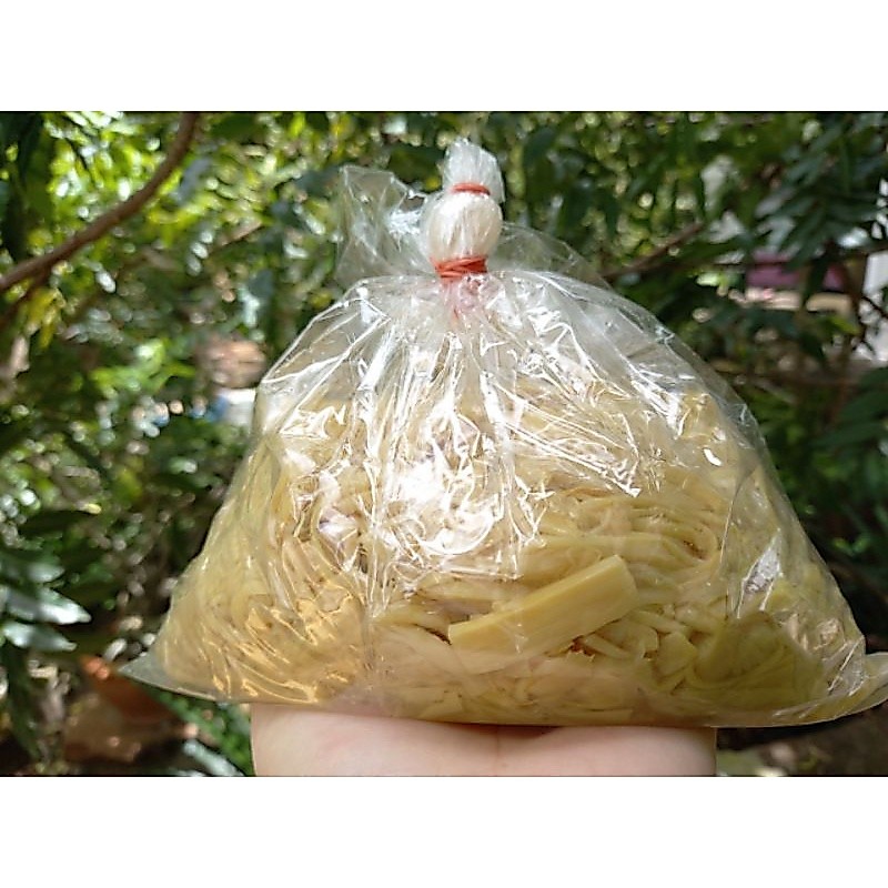 (500กรัม) หน่อไม้เผาขูดเส้น หน่อไม้