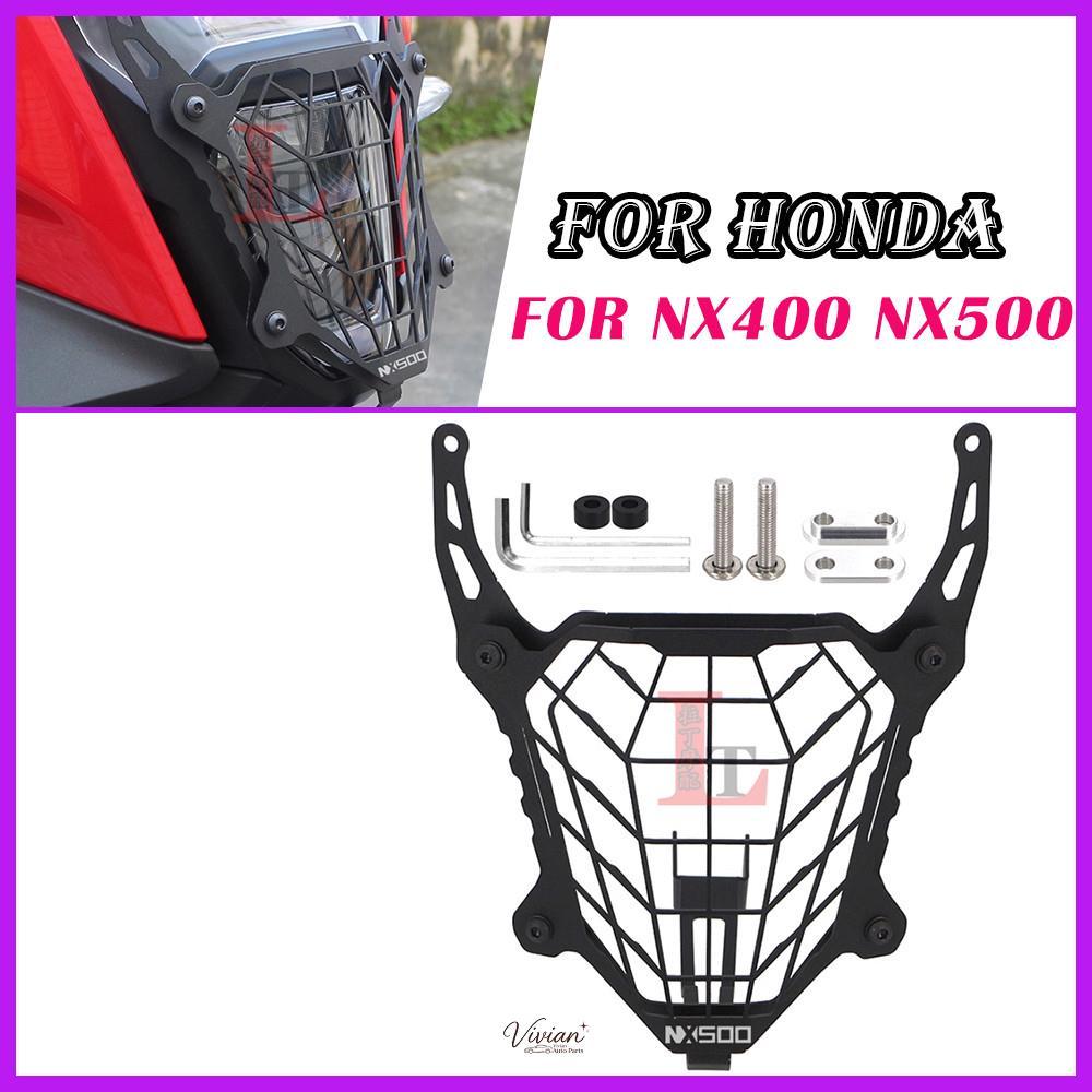 NX400 NX500 2024 อุปกรณ์เสริมรถจักรยานยนต์ไฟหน้า Grille Guard Cover ป้องกันย่างสําหรับ Honda NX400 N