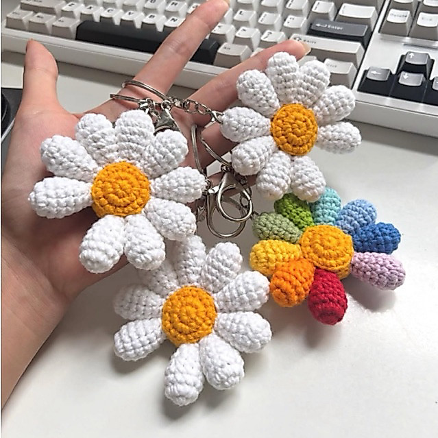 Melonboom63 | Crochet G-Dragon Lightstick ดอกไม้ถัก