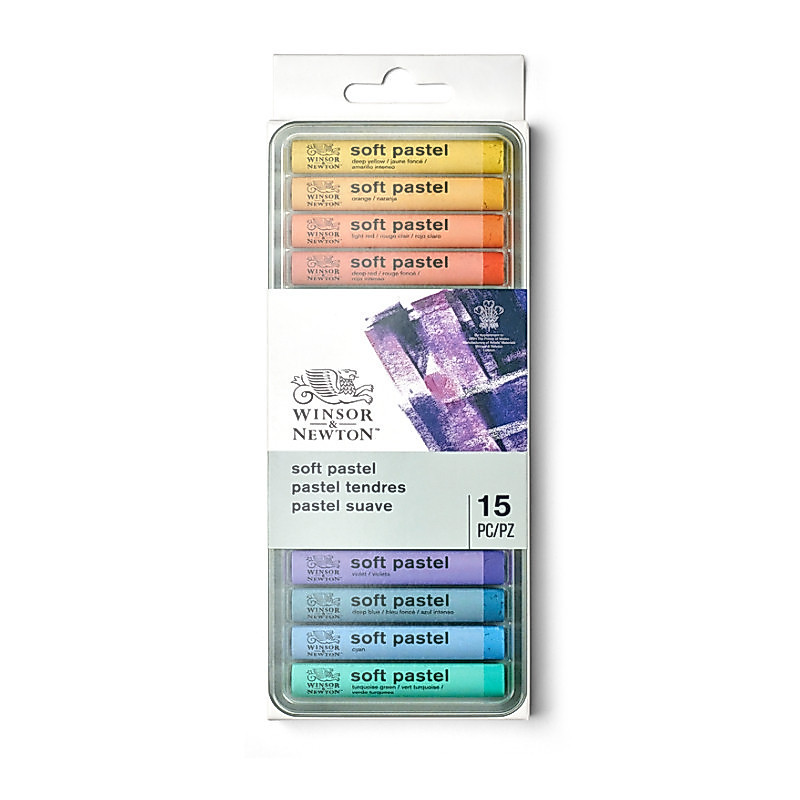 Winsor&Newton สีชอล์ก ชุดสีชอล์ก ซอฟท์พาสเทล 15 ชิ้น จำนวน 1 กล่อง ( สีชอล์ค ) — صورة 2