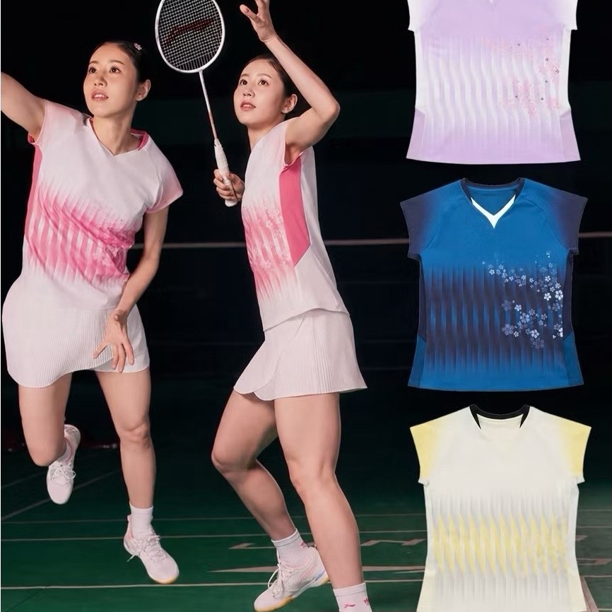 เสื้อแบตมินตัน li-Ning shida