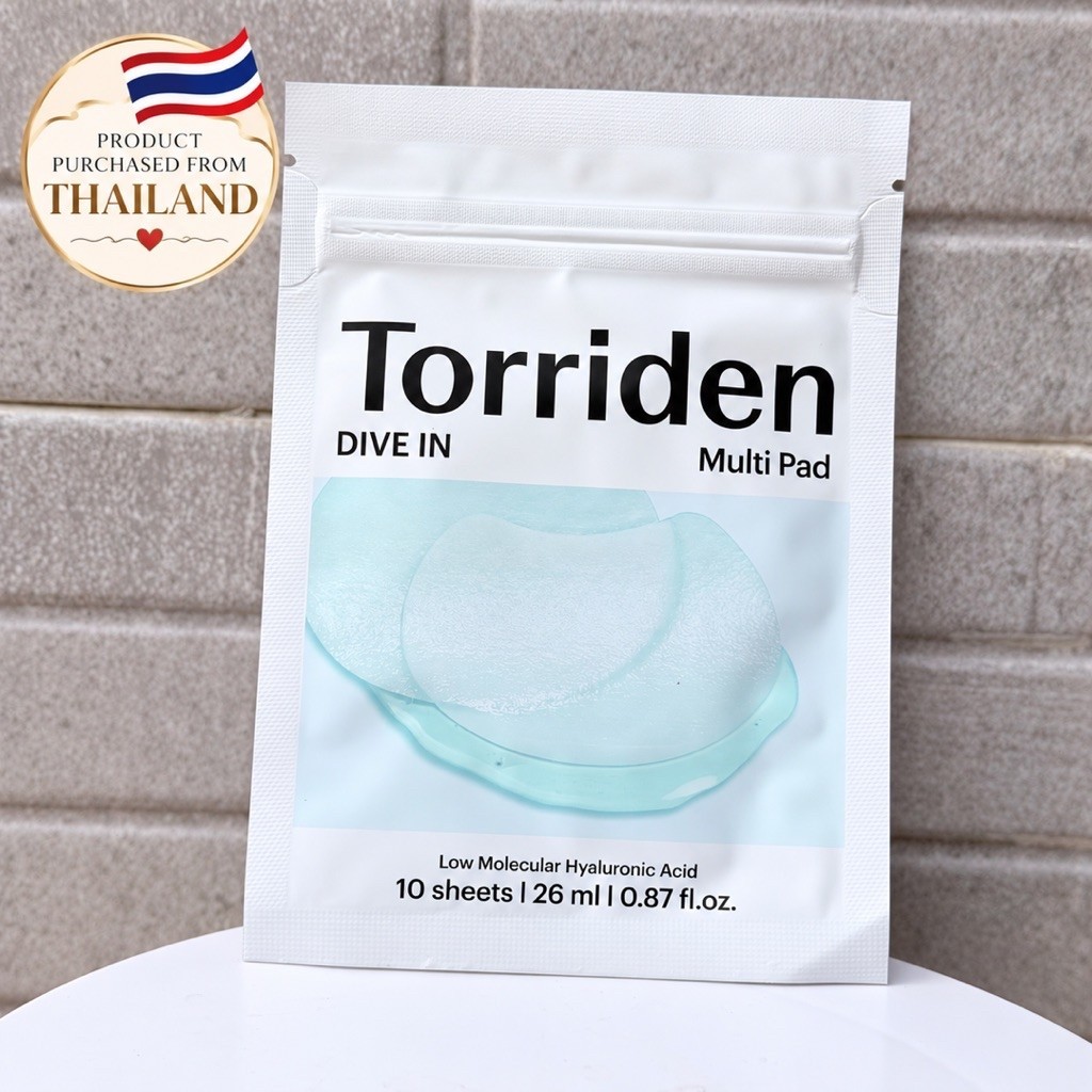 พร้อมส่ง New Torriden Dive In Multi Pad พกพา 1 ซอง มี 10 แผ่น