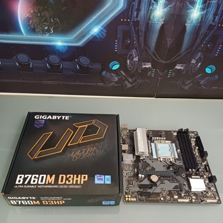 Mb B760M D3HP DDR5 ใช้งานปกติ ประกันเหลือประมาณ 2ปี