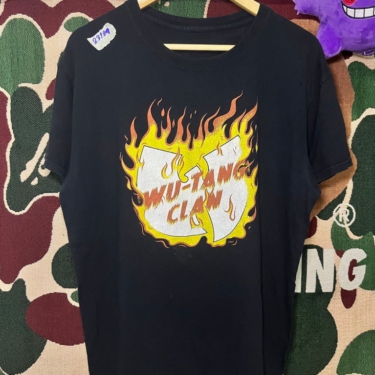 Wu-tang clan t-shirt (ปั๊มคอ)