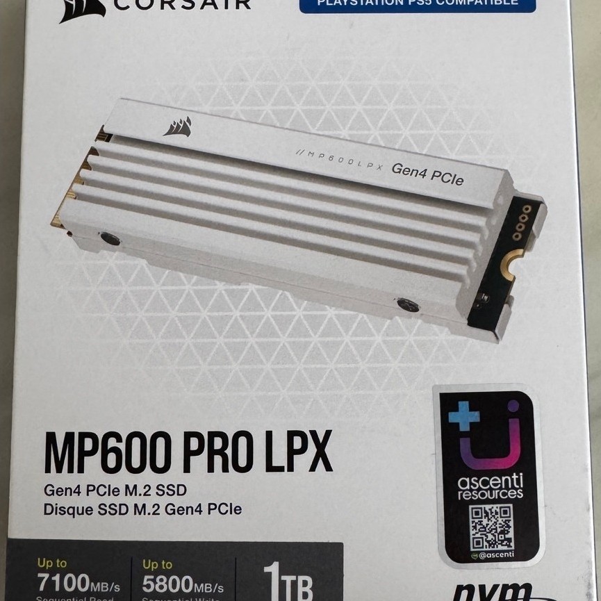 SSD : CORSAIR MP600 PRO LTX 1TB มือสอง