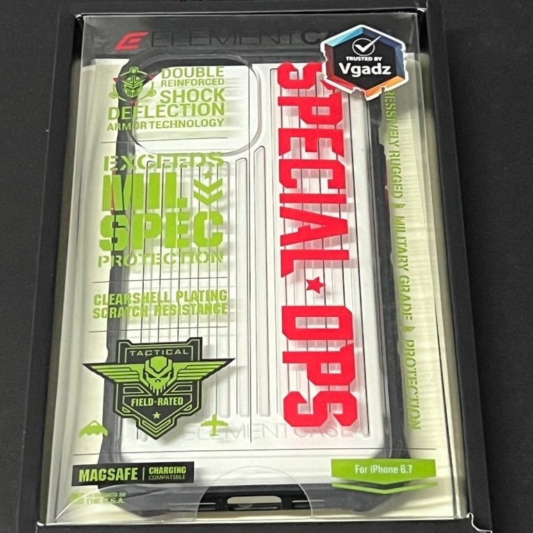 เคส Element Case รุ่น Special Ops - iPhone 14pro Max /iPhone 14Pro - สี Clear/Black